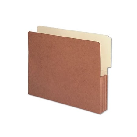 Smead Smead, REDROPE DROP-FRONT END TAB FILE POCKETS, 3.5in EXPANSION, LETTER SIZE, REDROPE, 10PK 73624